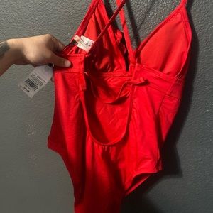 Red Shore Bathing Suit